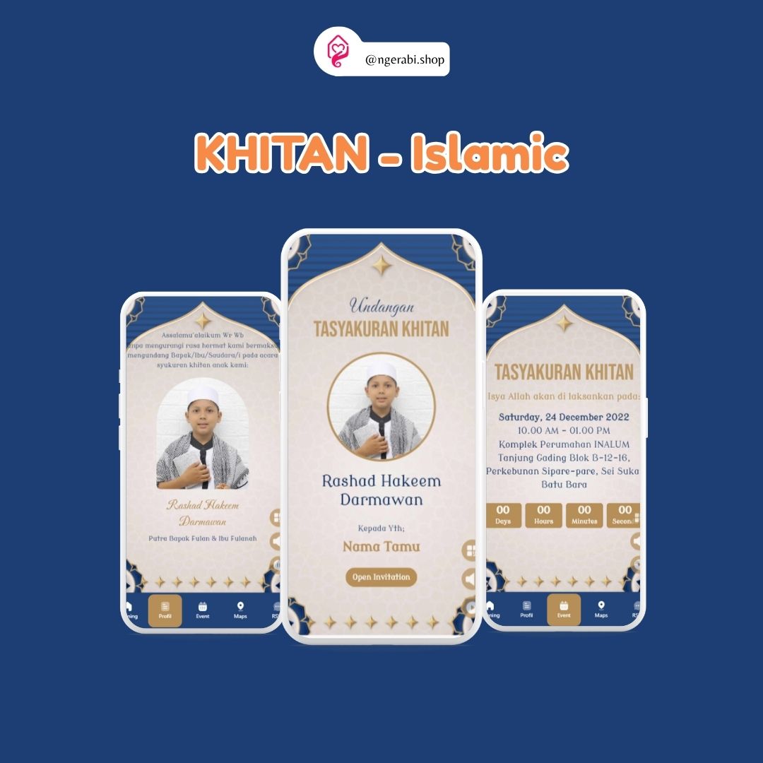Khitan Islamic Blue